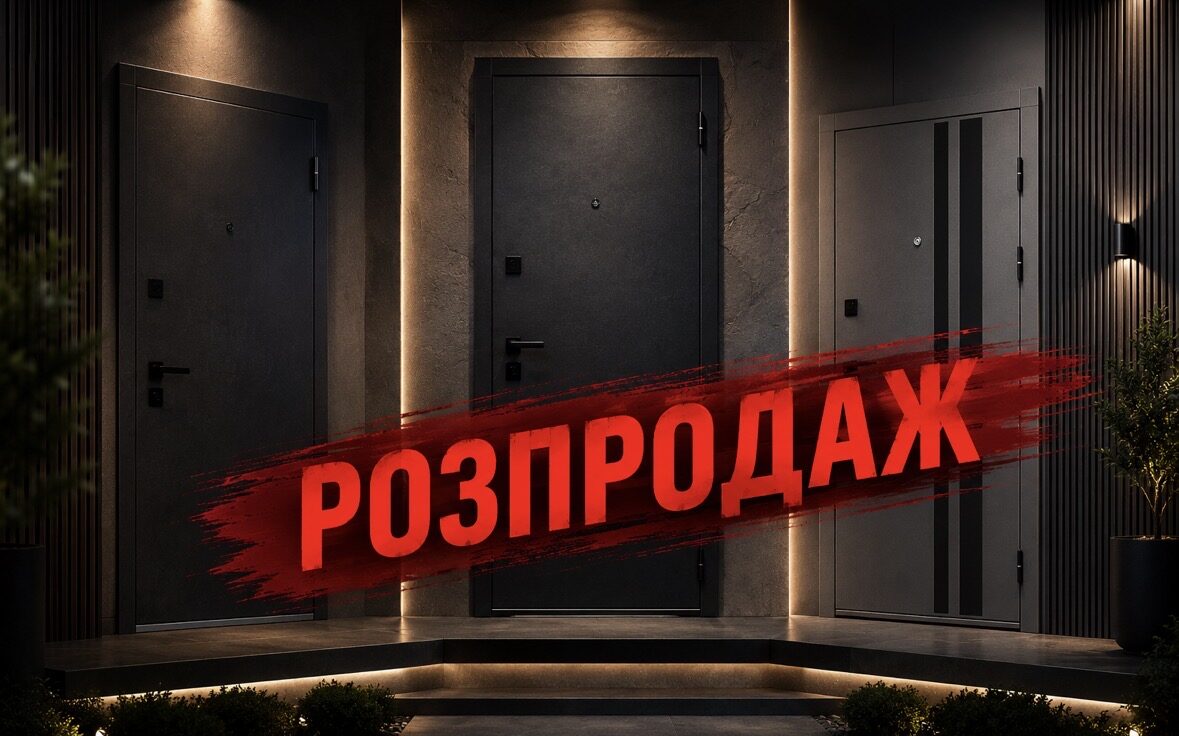 Розпродаж вхідних дверей 